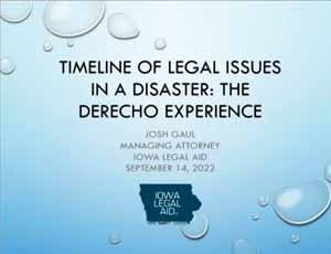 ila - disaster legal issues
